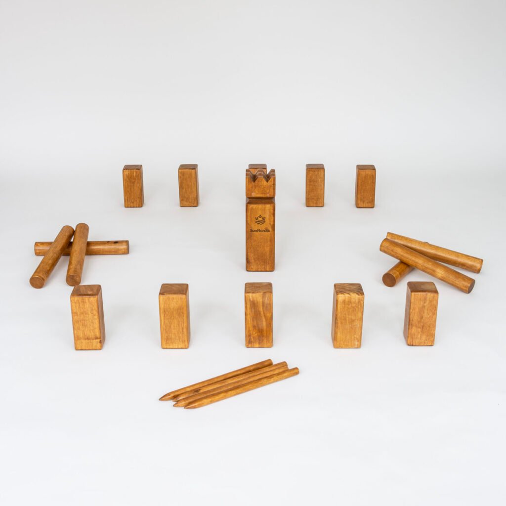 Vikingų žaidimo KUBB nuoma – detalės