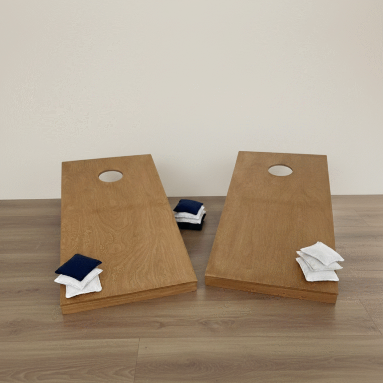 Lauko žaidimas Cornhole – detalės