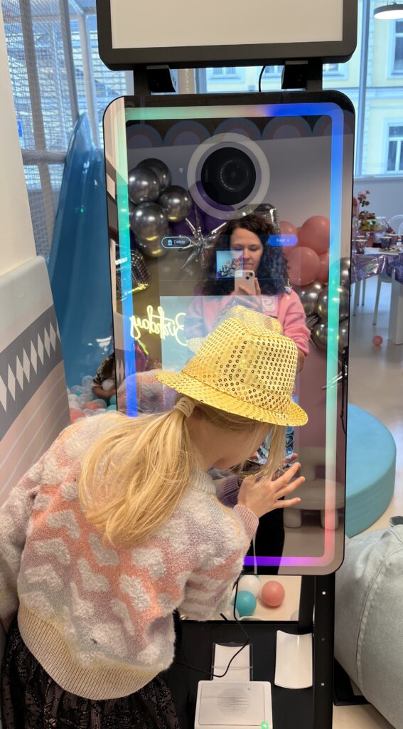 Fotoveidrodis vaikų gimtadienyje